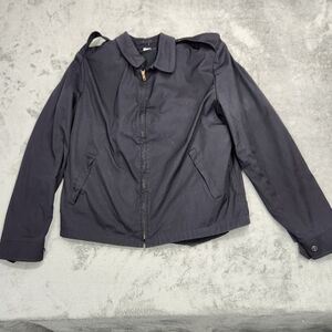 U.S. Navy Official Uniform Windbreaker Jacket - Size XL (1984)Waterproof. lined.